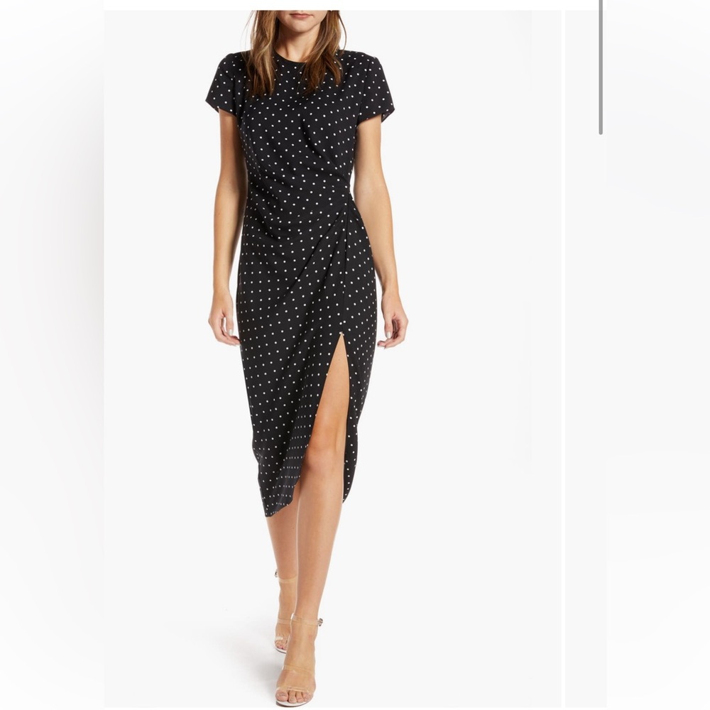 Something Navy Draped Easy Dress